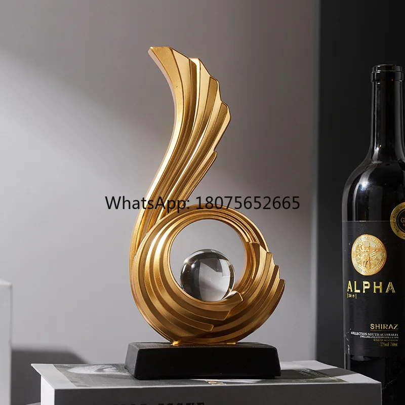 Feng sheng shui qi wine cabinet living room entrance tv cabinet office decoration gifts