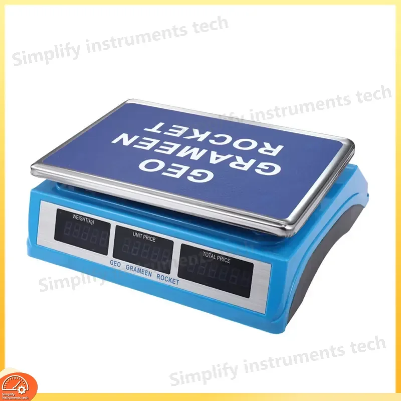 Digital Electronic Price Calculation Scale Digital Kitchen Scale with LCD Display Weighing Scale for Food Cooking Baking