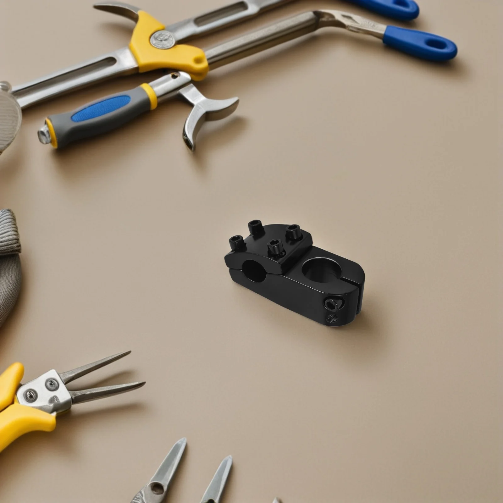 

Bike Handlebar Stem Riser Aluminum Alloy Adapter Mountain Road Stunt Riding Lightweight Secure Connection Enhanced Control