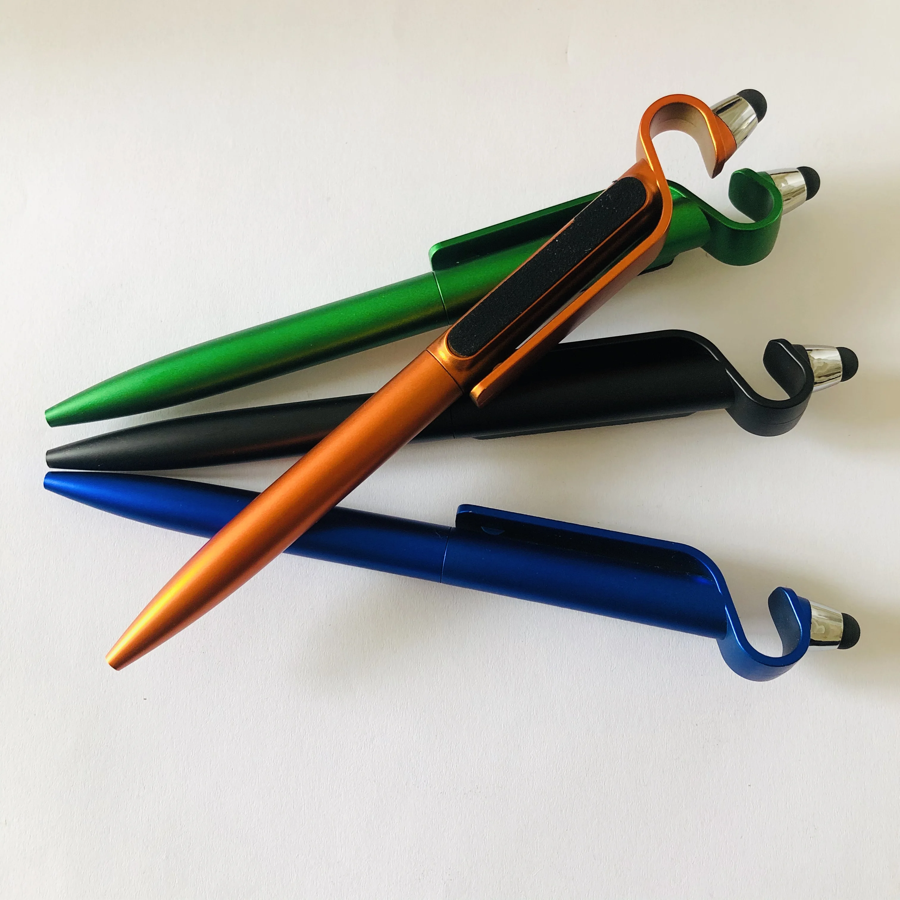 Hot Selling Promotional Business Plastic Wholesale Ballpoint Pen with stylus With Custom Print Logo