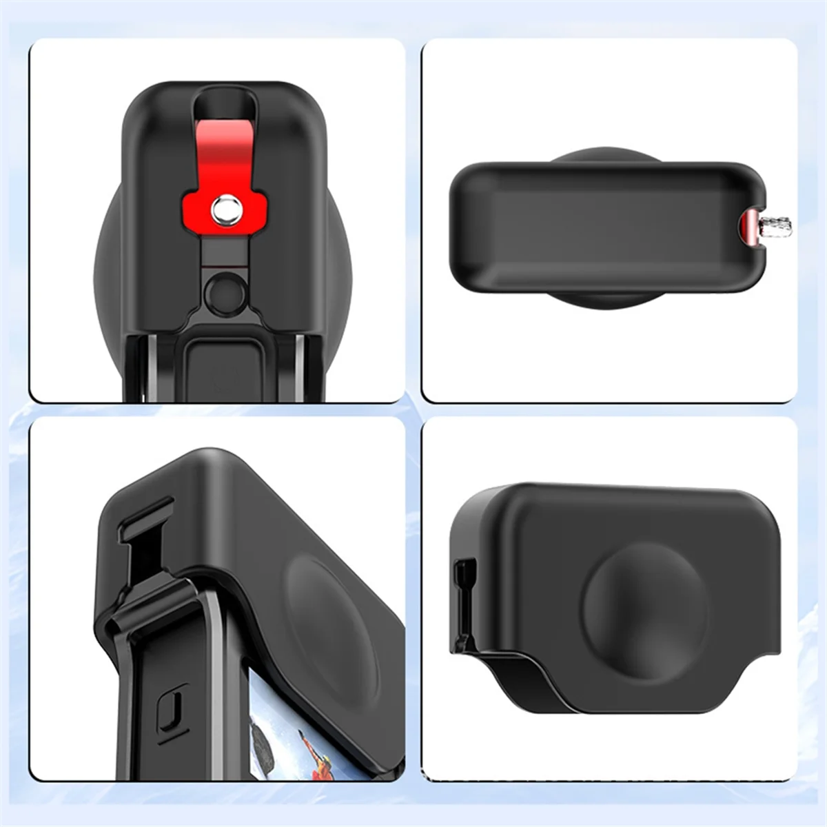 

2025+ For 360 Camera Cage Aluminum Alloy Frame Essential Accessories for Enhanced Protection and Durability