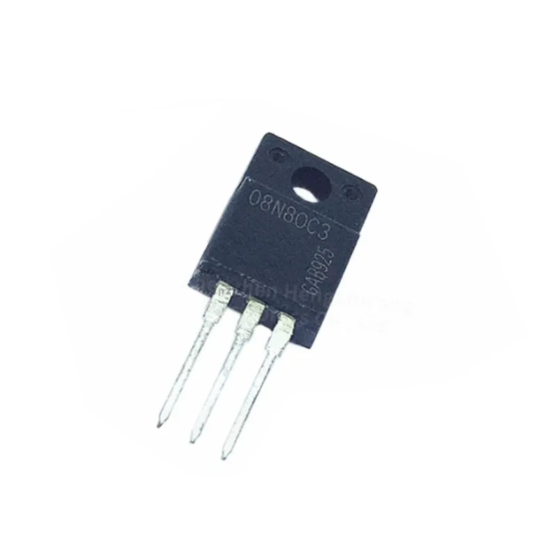 5PCS SPA08N80C3 silkscreen 08N80C3 TO 220F MOS FET 8A 800V