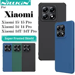 Nillkin for Xiaomi 15 Mi 14T Pro Mi 15 Pro Mi 14 Super Frosted Shield Pro Case Anti Fingerprint Shockproof Back Case