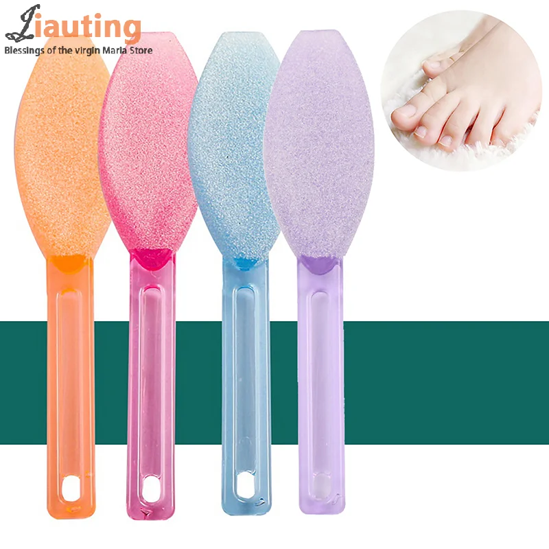 Double Sides Foot File Rasp Pedicure Tools Dead Skin Callus Remover Plastic Handle Scrubber Brush Feet Care Tools Pedicure Tools