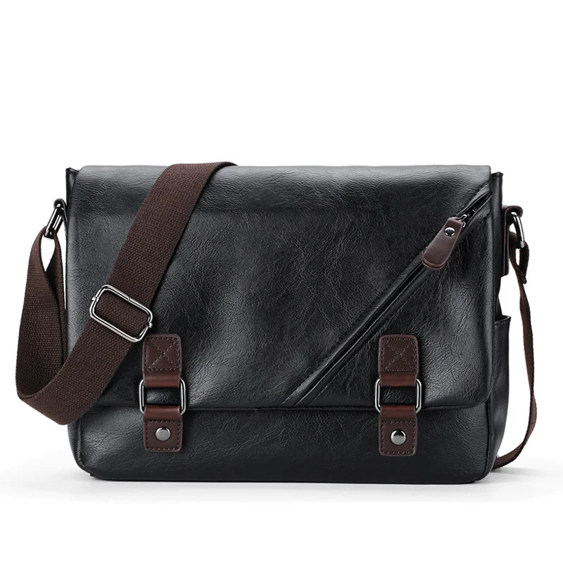 

Weysfor Casual Leather Shoulder Bag Sling Crossbody Messenger s Luxurious Business Handbags for Male