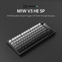 Akko MONSGEEK M1W V3 HE-SP Rapid Trigger Gaming Keyboard with Magnetic Switch 8K RGB Hot-swap Aluminum ANSI/ISO Keyboard Gasket