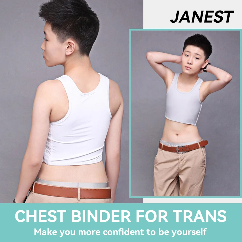 Buckle Breathable Breast Binder Trans Binders Short Women Chest Binder Lesbian Binder For Women