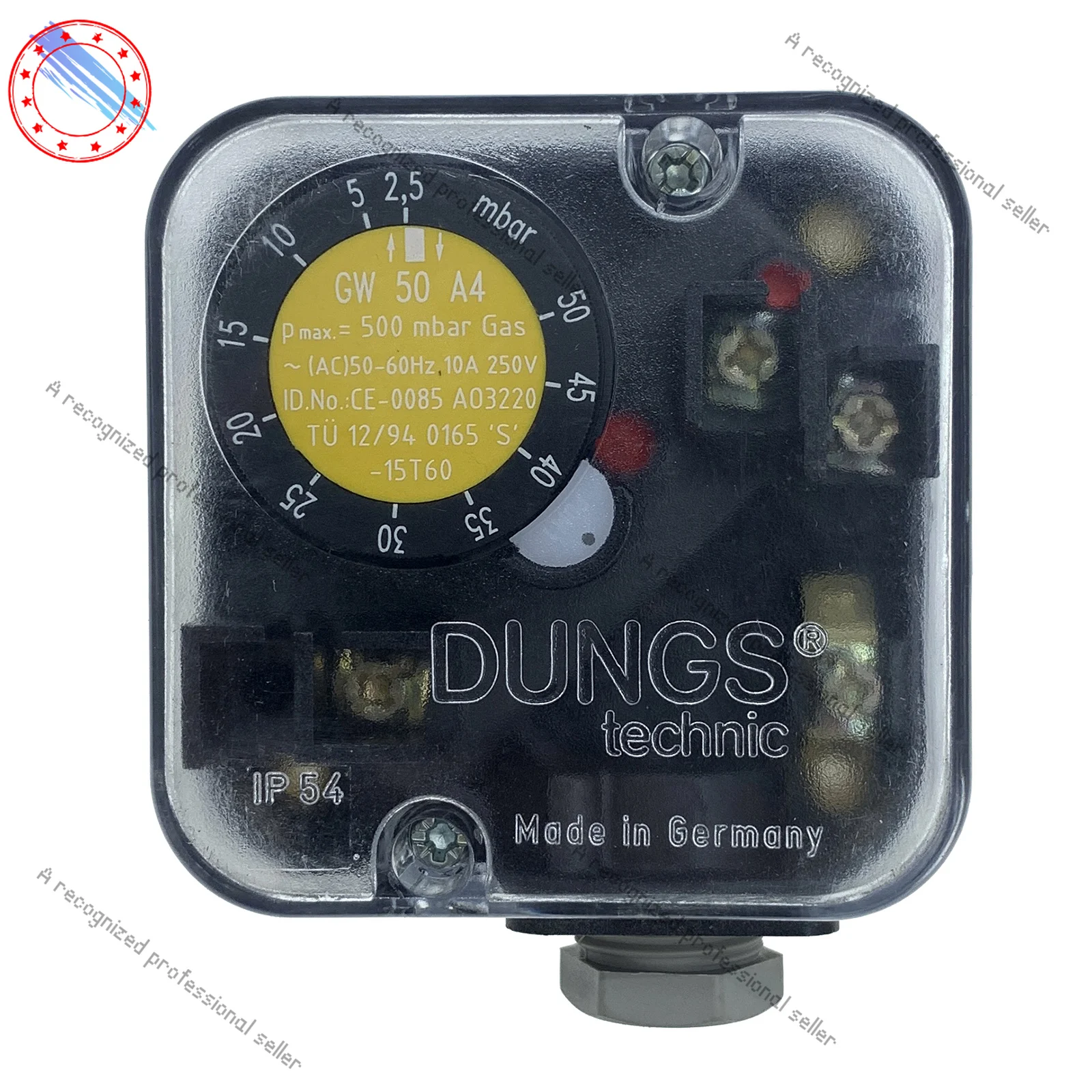

DUNGS GW 50 A4 500mbar Gas Pressure Switch for Vaillant, Buderus