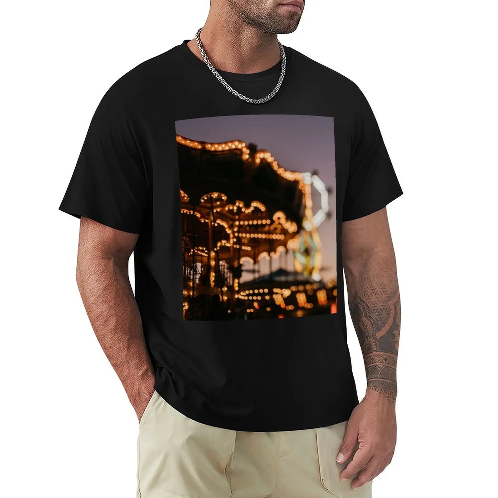 August Ombre T-Shirt Casual Breathable Short Sleeve Top
