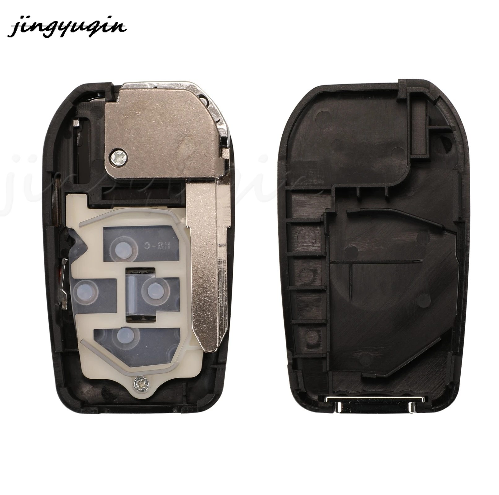 jingyuqin  2 Buttons new Modified Car Key Shell For Toyota Camry Corolla Avlon Rav4 Reiz Yaris 4runner Fit Daihatsu No logo