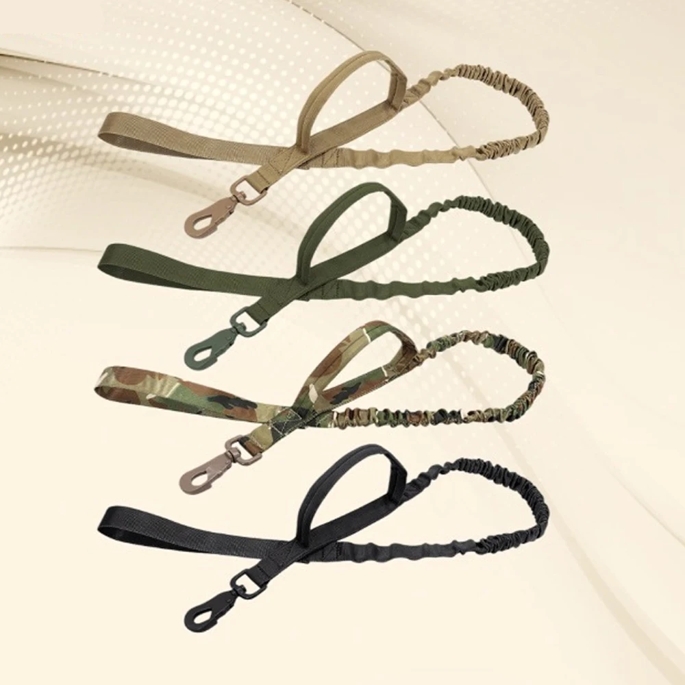 Tactical Dog Leash for Large Dogs Retractable Explosive Proof Pet Traction Rope Outdoor Training Dog Leash