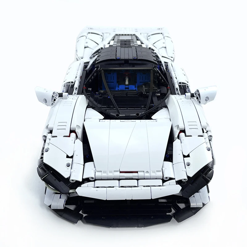 MOC 8787W Technical Super Sports Car Building Blocks 1:8 Hypercar Vehicles Bricks Puzzle Assembly Toy Christmas Gift For Boy Kid