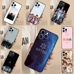 Astro Kpop Phone Case For iPhone 16 15 14 13 12 11 Pro Max XS X XR 7 8 Plus 12 13 Mini Back Cover