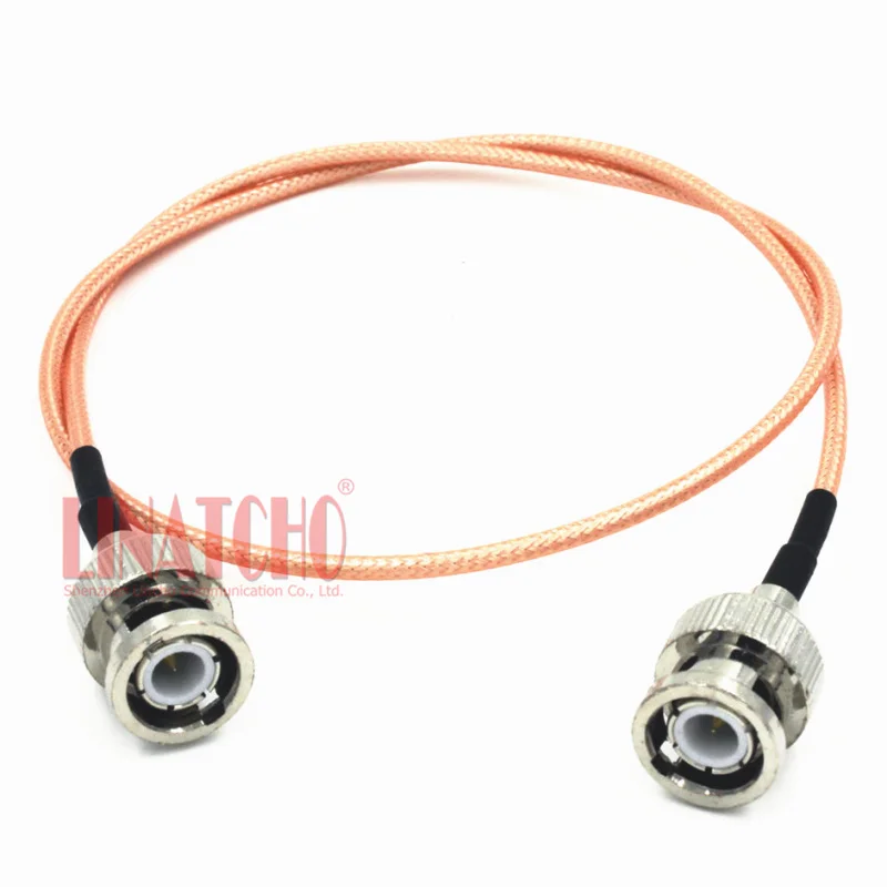 50CM Male BNC to BNC Male Connector RG316 Pigtail Cable