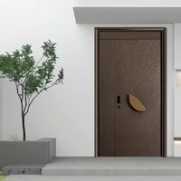 Made in China High Quality Entrance Door Practical Noise Reducing Hinged Doors Heavy Duty Anti Theft Aluminum Alloy Doors 3