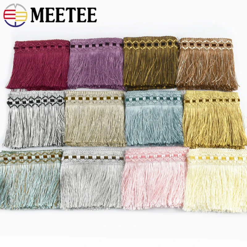 1/2/4/5/10M 10cm Quastenborte aus Nylon, Spitzenband, Dekorationsband für lateinamerikanische Tanzkleider, Vorhänge, Kleidungsstücke, Taschen, Nähzubehör