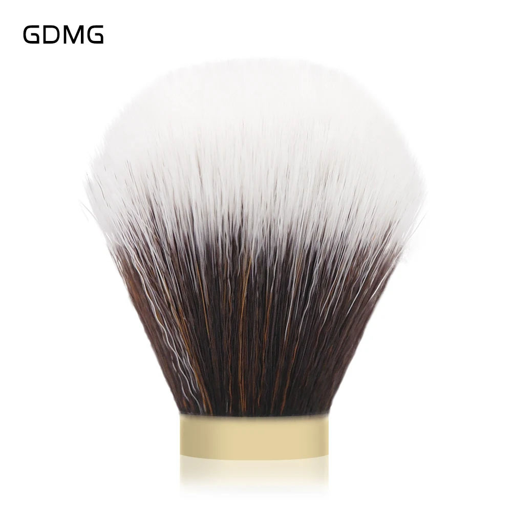 GDMG BRUDH Red Peak Thick Silk Synthetic Hair Knot Give Men's Gift for Beard Wet Shaving Tools