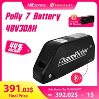 Chamrider Polly 48V 30AH Ebike Battery Downtube 52V Electric Battery BMS Original 21700 Lithium lon Battery 1000W 18650 Cell