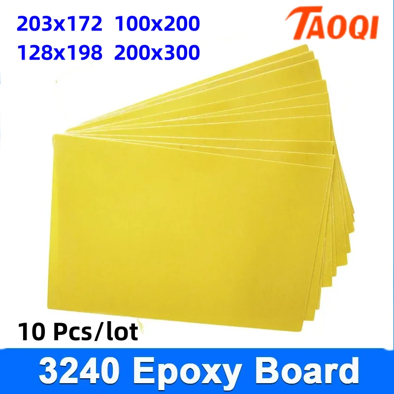 

10pcs/lot High Temperature Resistant Protection Board 3240 Circuit Insulation Board Fiberglass Insulation Sheet Epoxy Plate