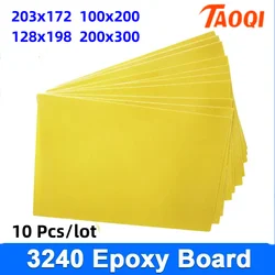 10pcs/lot High Temperature Resistant Protection Board 3240 Circuit Insulation Board Fiberglass Insulation Sheet Epoxy Plate