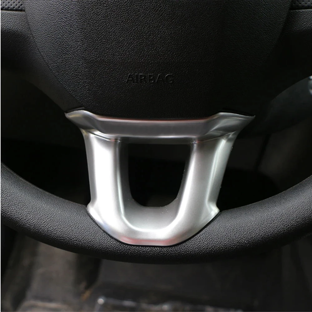 ABS Auto-Lenkrad Dekorationsabdeckung Zierleiste Aufkleber für Peugeot 2008 208 308 2014 2015 2016 2017 2018 Innenraum-Zubehör – Detail 4