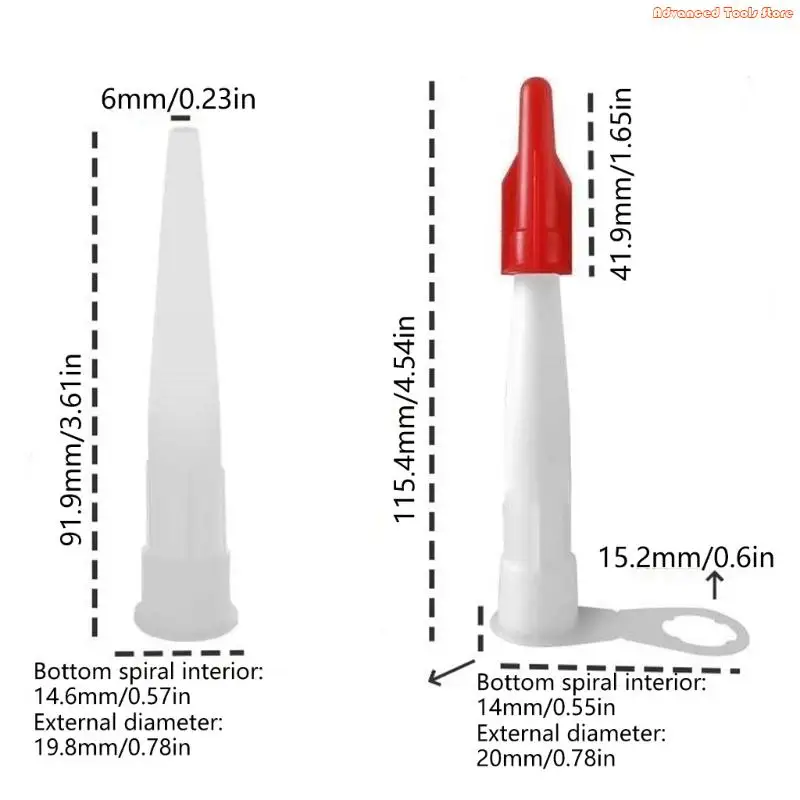 10pcs wielonośliskowe Podsumowanie Dysza do kleju Instalacja podłogi uszczelniającej W91B