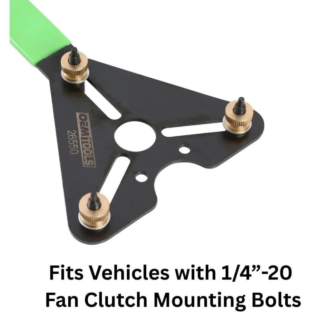 أداة تثبيت القابض OEMTOOLS 26550 A/C، دبوس قابل للتعديل، تناسب المركبات مع مسامير تثبيت قابض مروحة 1/4 بوصة - 20، مكيف هواء السيارة #3