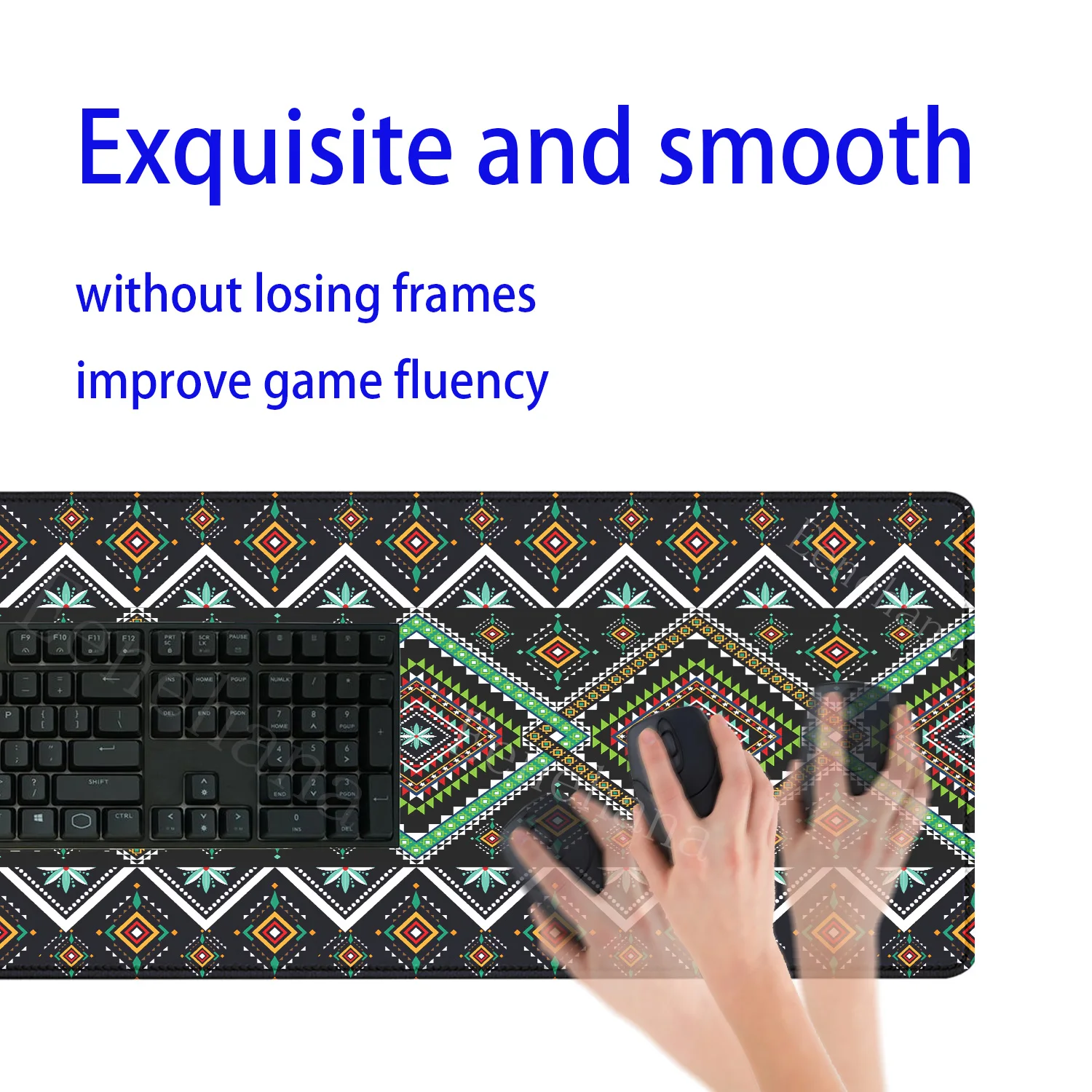 لوحة ماوس بنمط ريترو غامض فارسي، لوحة ماوس ألعاب الكمبيوتر، حصيرة ماوس مطاطية، لوحة مفاتيح ألعاب، مكتب مطاطي، حصيرة مكتبية