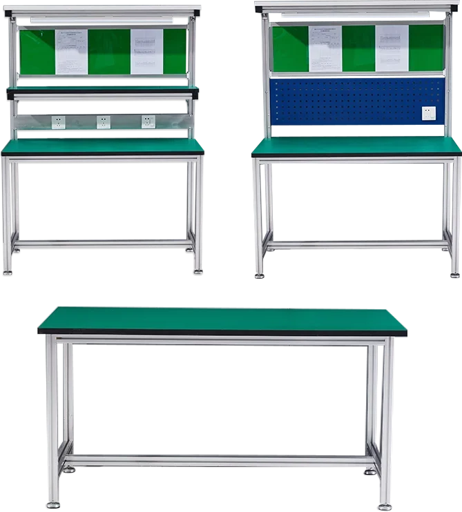 Anti-static workbench aluminum alloy bracket with lamp laboratory dust-free workshop assembly line panel mobile phone repair