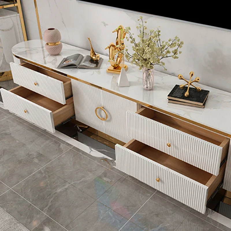 Household Storage Tv Stands Designer Drawers Hallway Organizer Universal Tv Table Monitor Living Room Muebles Italian Furniture