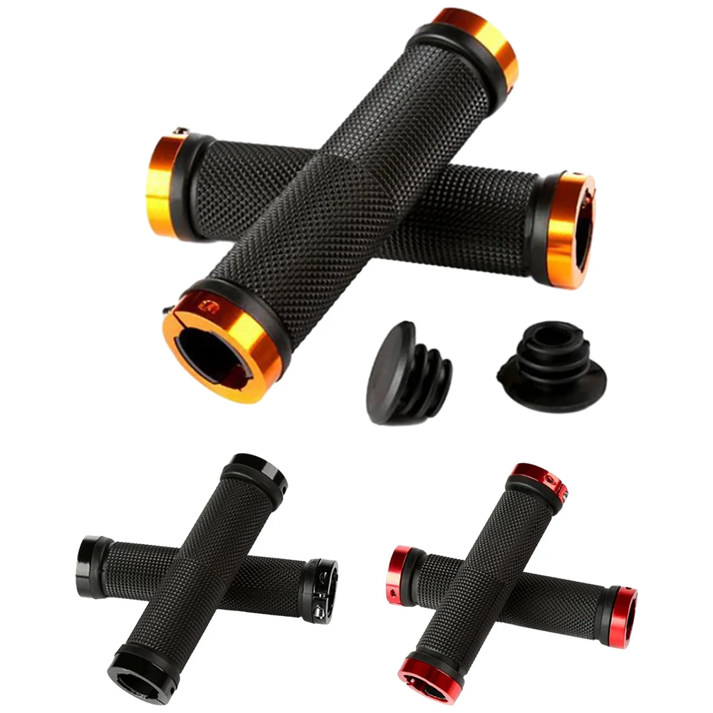 Practical Brand New High Quality Bicycle Grip 1 Pair Plastic 13*3.3*6.6cm Aluminum Bike Accessories Black/red/yellow