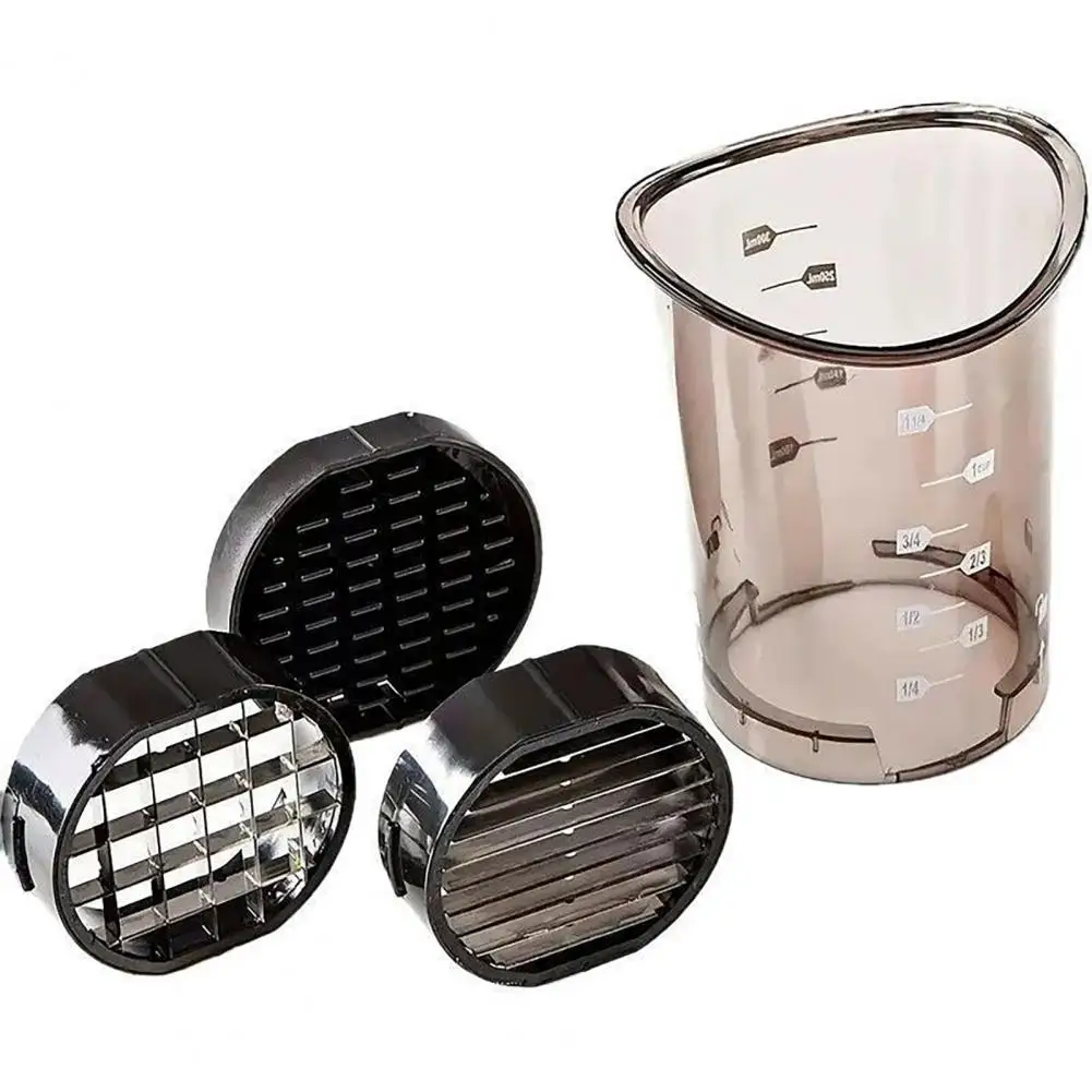 Egg Fruit Slicer Cup Strawberry Cutter with 8 Stainless Blades Detachable Fruit Slicer Tool Egg Berry Dicer for Banana Cucumber - view 3