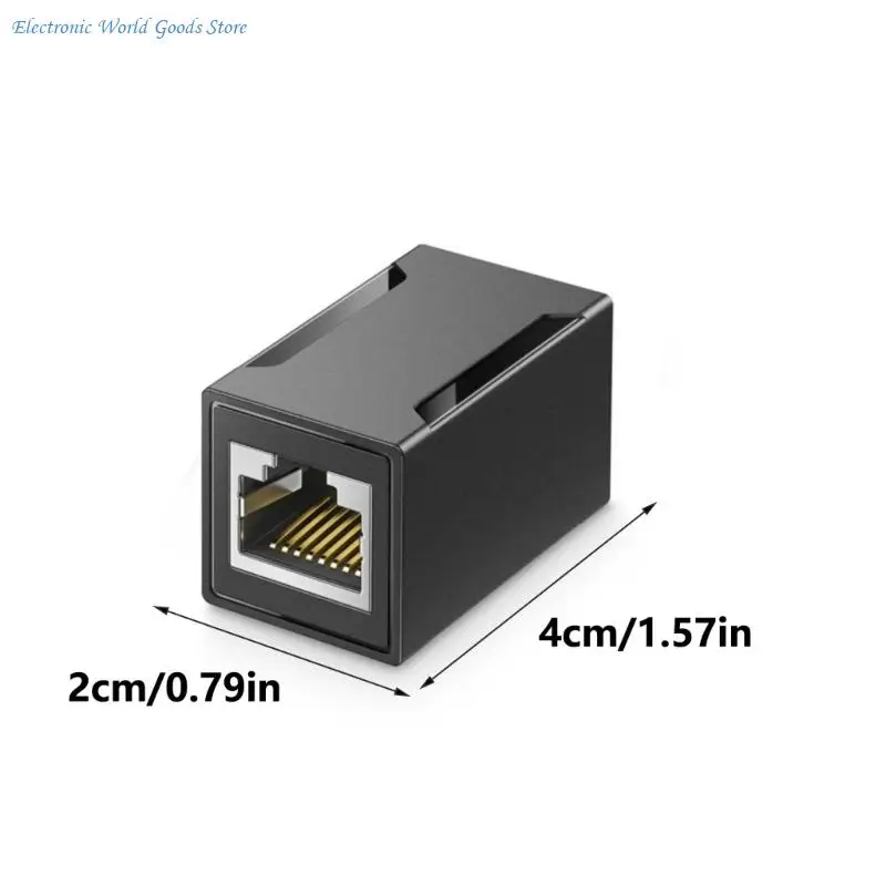 A3PD Durabilidade RJ45 Couplador Ethernet Extender com ampla compatibilidade e plugues fáceis e design reprodução para