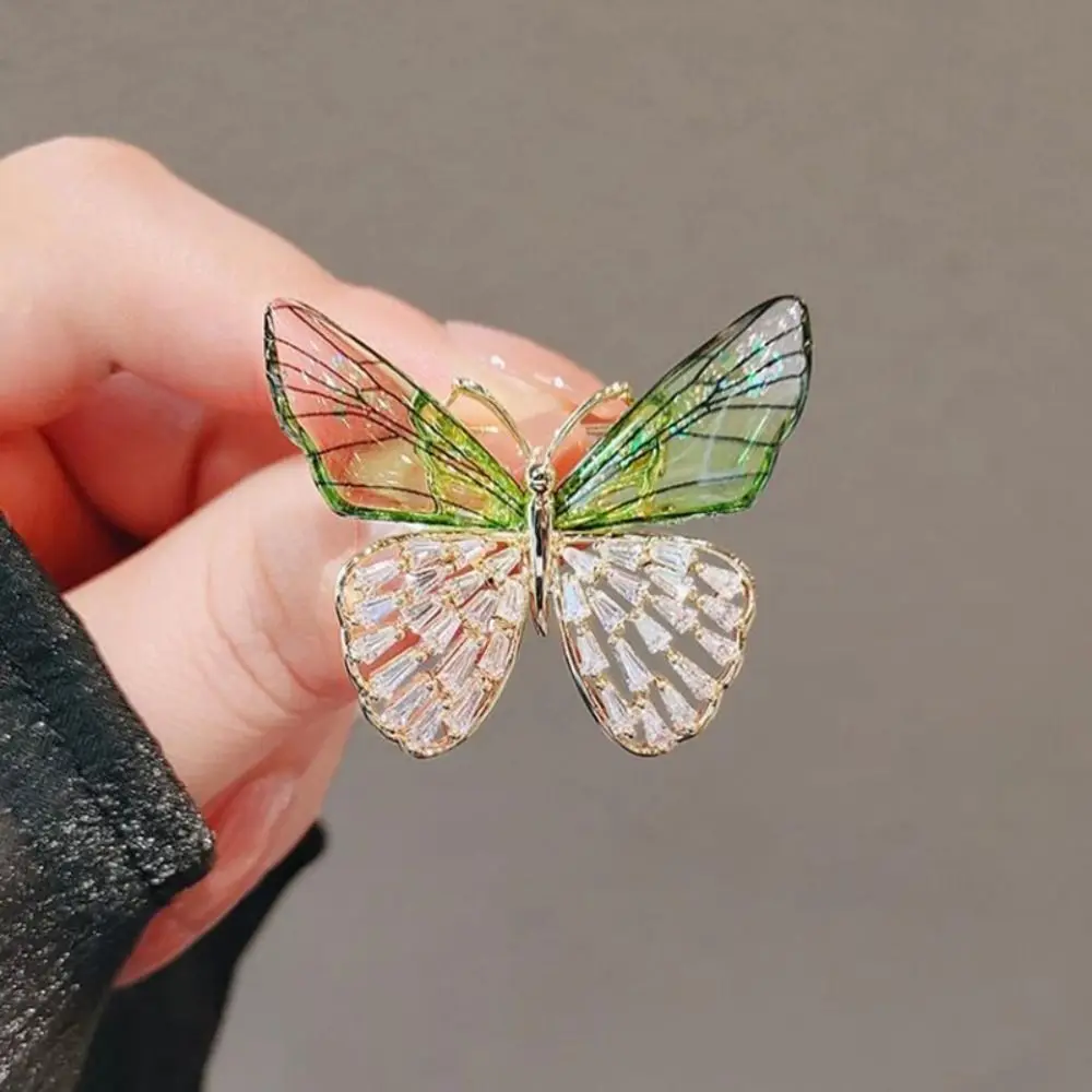 Mode Libelle/Schmetterling Geformt Broschen Strass Legierung Abzeichen Pin Imitation Perle Anzug Kragen Pins Kleidung Zubehör