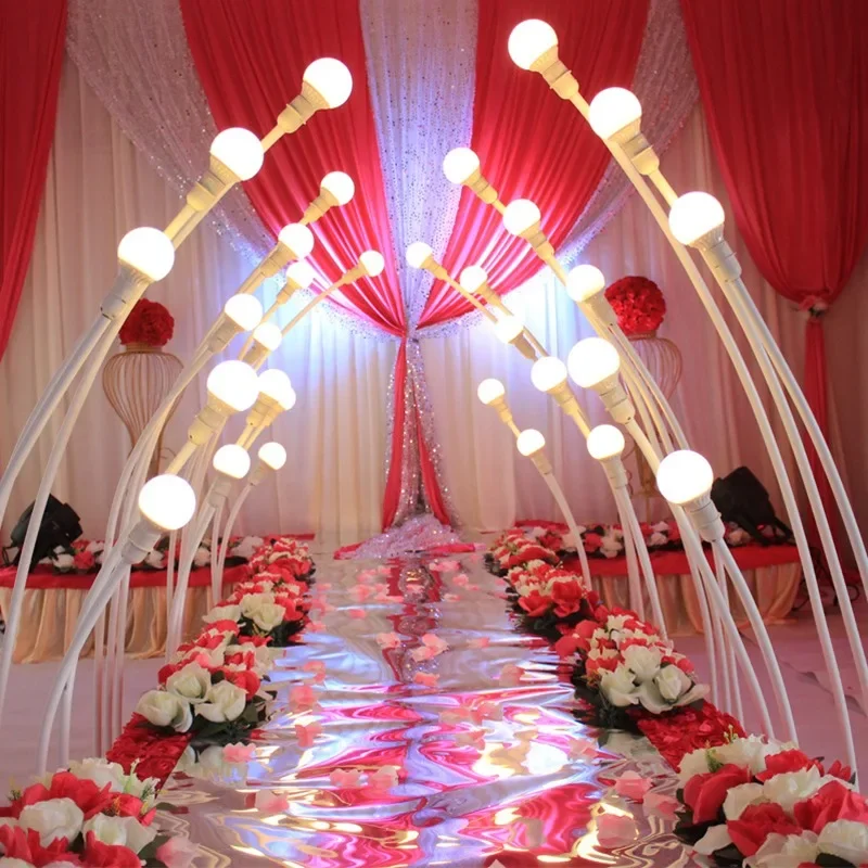 Creative LED Light Wedding Decoration Lights T Stage Decoration Props LED Lamps Starry Sky Road Lights Party Christmas Decor