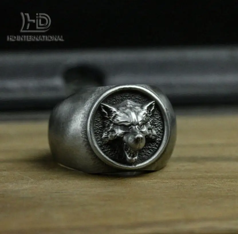 Werewolf Ring Totem, Werewolf Ring,Animal Jewelry, Wolf Ring Werewolf