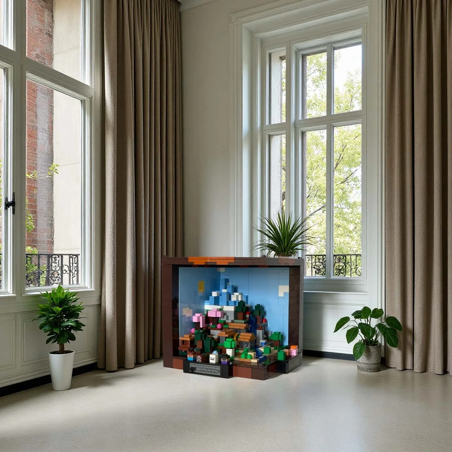 

2025 MOC new work Crafting Table building blocks home decoration toys for adults birthday Christmas gifts