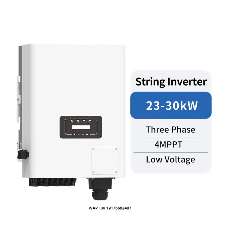 

Deye SUN-23/25/30K-G04-LV 23kw 15kw 30kw 3phase Wifi IP65 4 'MPPT on Grid Solar Inverter for Home