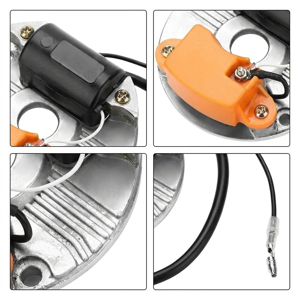 For Chainsaw Repair Ignition Coil Ignition Stator Smooth Operation High Temperature Resistance Robust Metal Construction