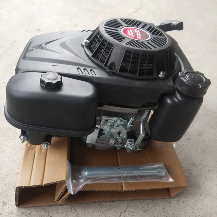 Engine LC1P75FA Electric Start 4.5KW 6HP 224cc Vertical Shaft Air Cooled  Engine For Sale