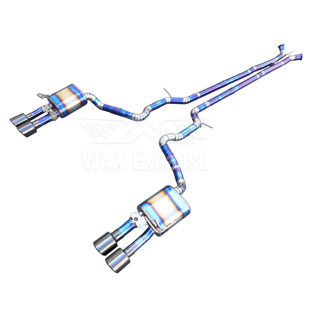 

Титановая выхлопная система из нержавеющей стали Performance Catback для Porsche Panamera 971 970 2016-2024, глушитель электронного клапана