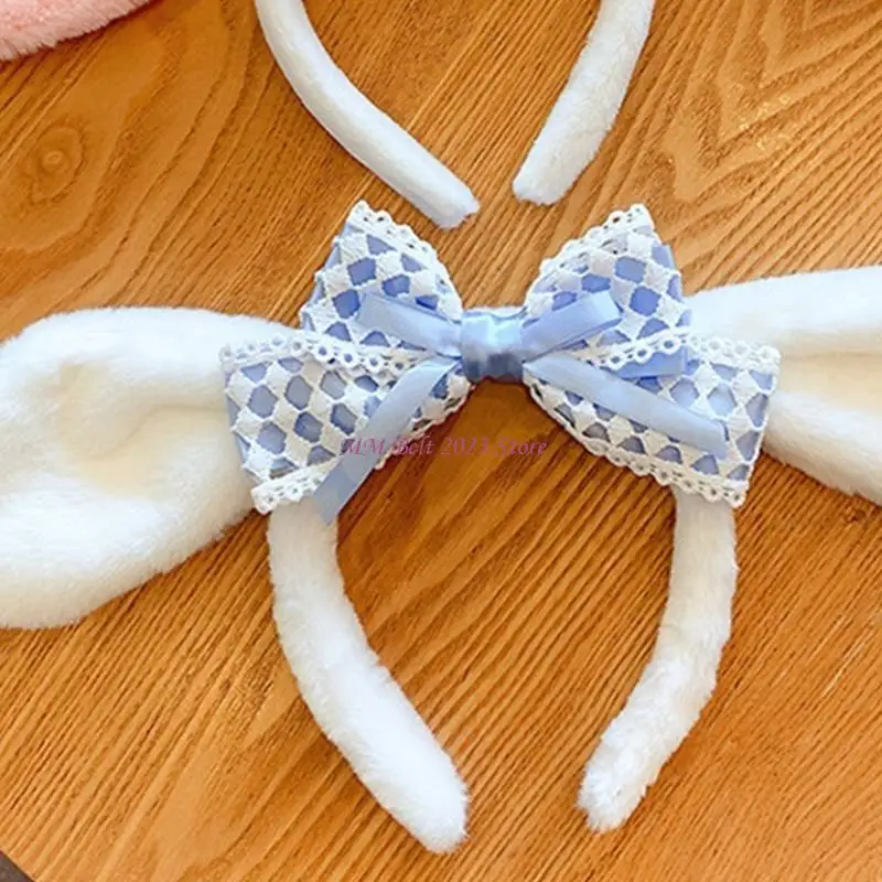 49me Trendy Lace Bows Tóc Phụ kiện xơ cho vẻ ngoài giản dị hoặc tiệc tùng