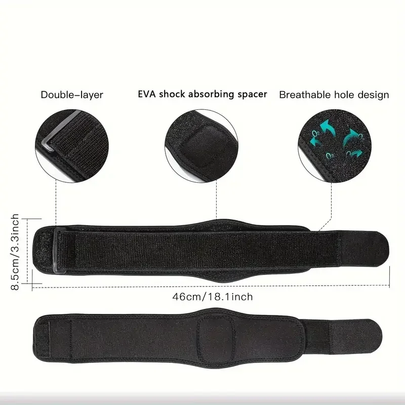 調節可能なテニス肘サポートブレースガードパッド ゴルファーの肘痛対策 エピコンディリティスブレース