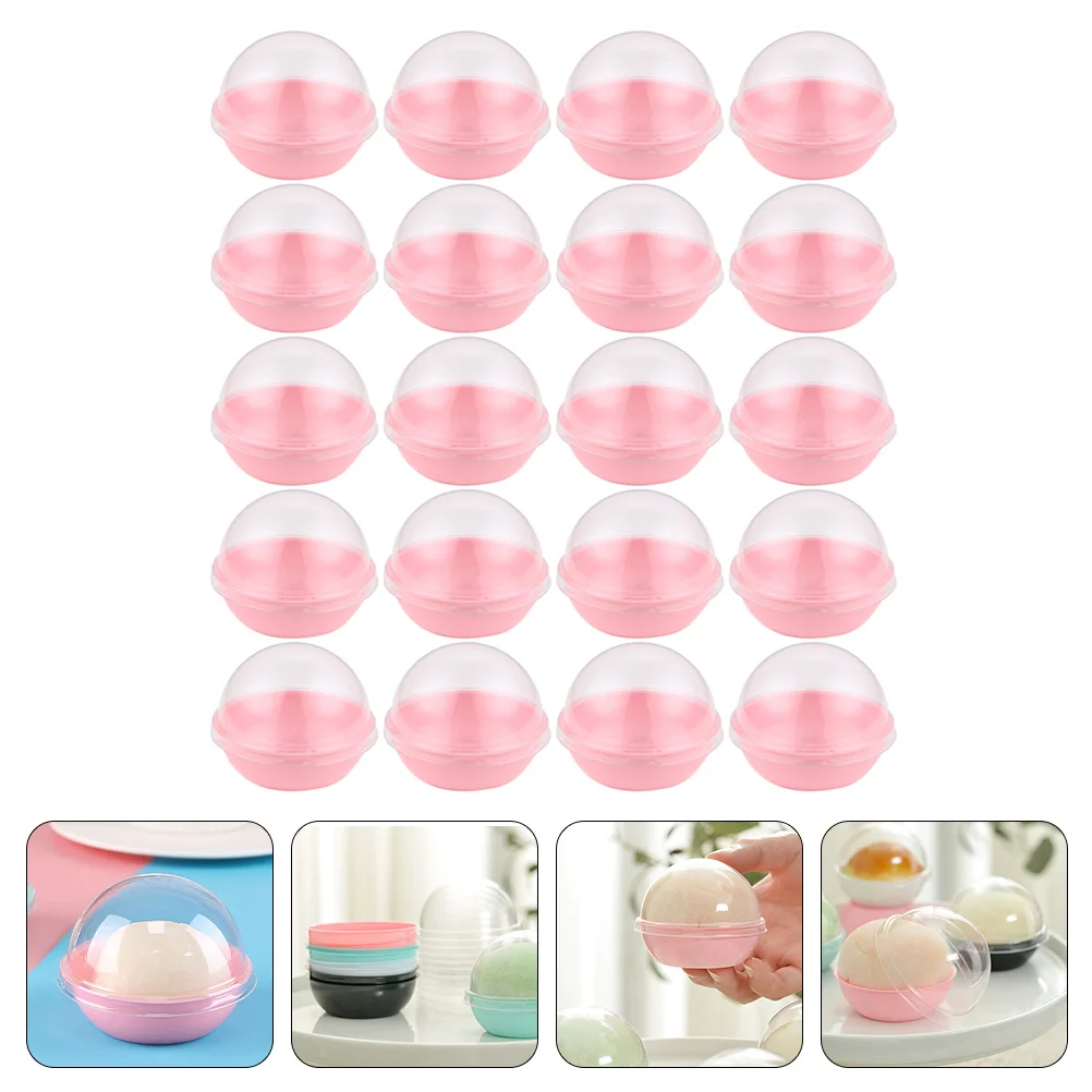 

Individual Cupcake Containers Mei Niang Packing Box Muffins Mini Single Party Favor Boxes