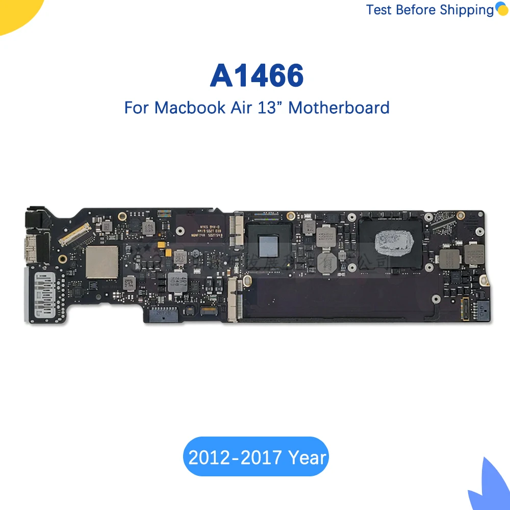 

Original A1466 2012-2017 Logic Board for MacBook Air 13" Laptop Motherboard i5 i7 4GB 8GB 820-00165-A/02 820-3437-A/B