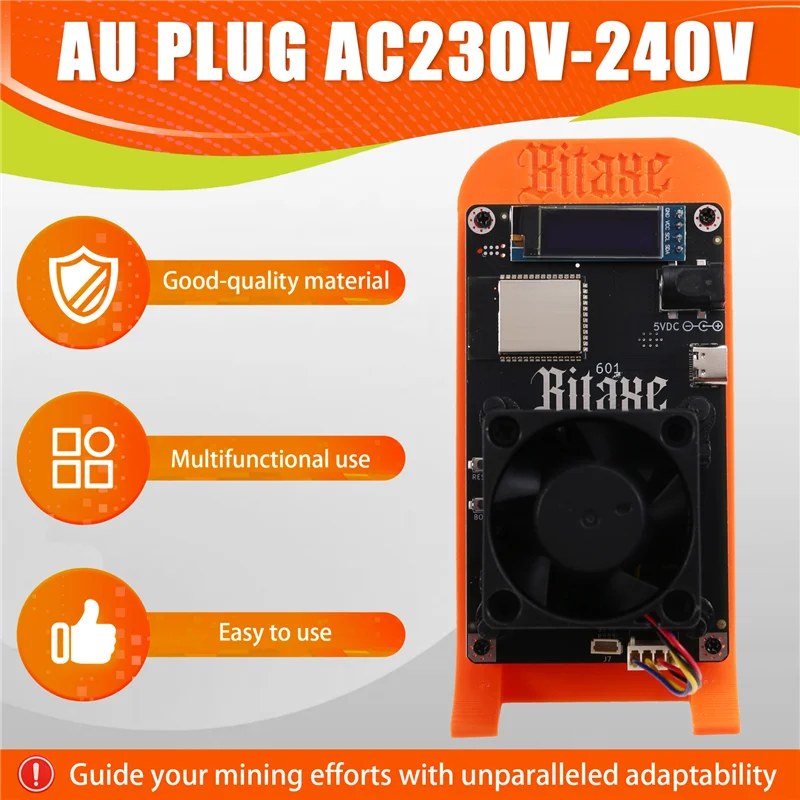 Bitaxe Gamma 601 BTC Solo Miner 1.2TH/S 18-22W BM1370 Asic Chip From Antminer S21 Pro Bitcoin Crypto BTC Miner-A77G