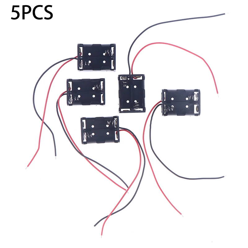 5PCS 23A 배터리 12V 클립 홀더 박스 케이스 블랙 고품질 23a Mn21 Ms21 자동차 리모컨 배터리 박스