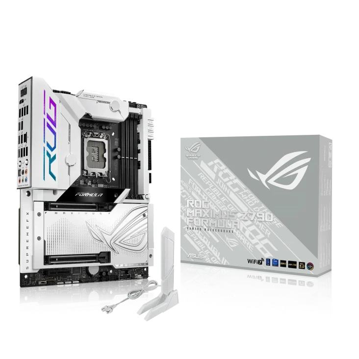 ROG MAXIMUS Z790 FORMULA LGA1700 Gaming Motherboard HybridChill VRM DDR5 M.2 PCIe 5.0 NVMe SSD Wi-Fi 7 Q-Antenna Thunderbolt4