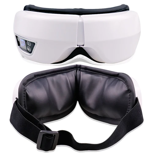 Imagen 2 del producto Masajeador de ojos inteligente plegable vibración Airbag comprimir instrumento de masaje ocular Bluetooth música cuidado de los ojos gafas relajación de los ojos fatiga
