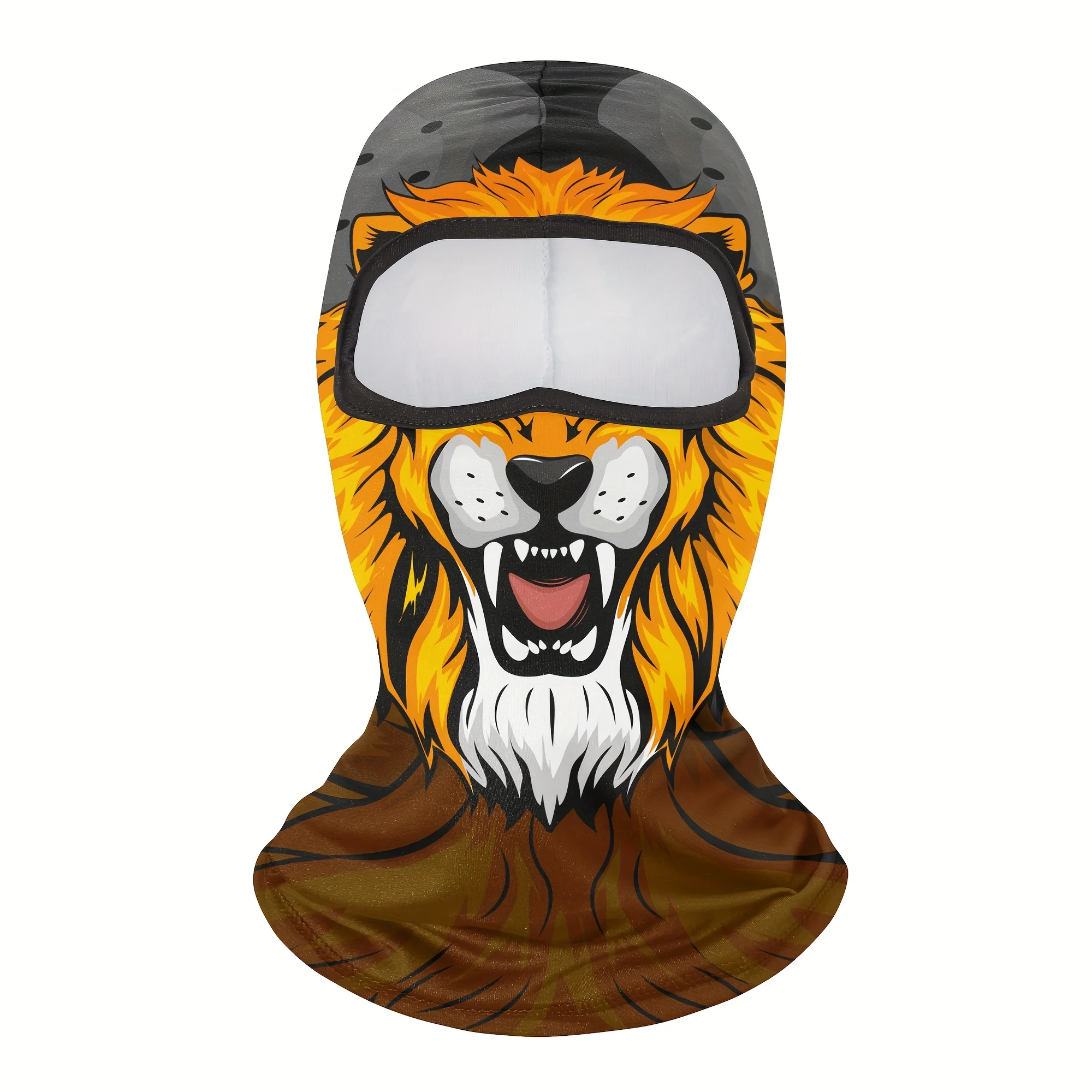 1pc Balaclava Face Mask Clown Ghost Skull Mask, Breathable Windproof, UV Sun Dust Protective Full Face Cover For Summer Sprin